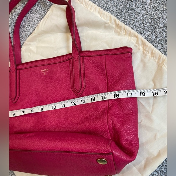 FOSSIL Sydney Shopper Pomegranate - Picture 13 of 13